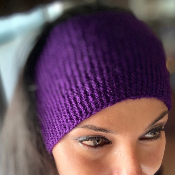 Beautiful 100% HANDMADE & WOOL warm headband - Picture 4 of 4